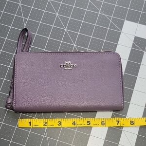Coach Purple Wristlet Wallet